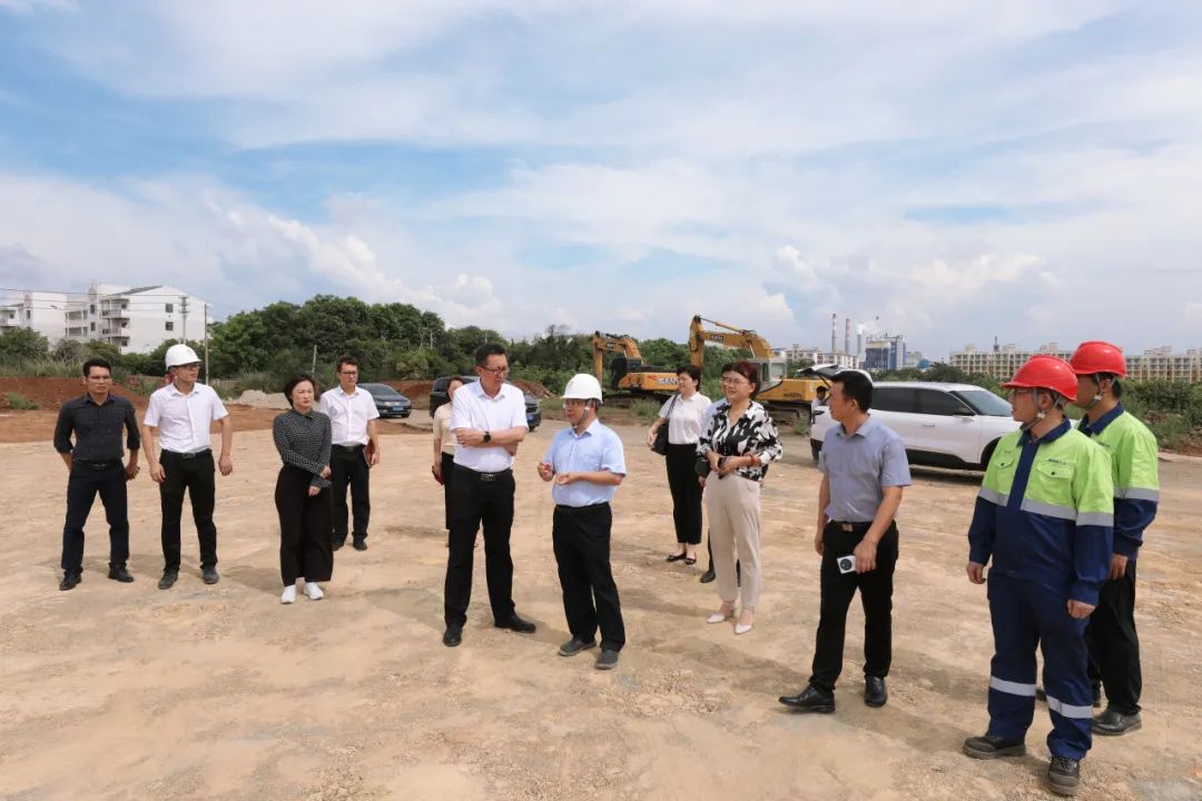 海南省工信廳到海南礦業督導氫氧化鋰項目建設