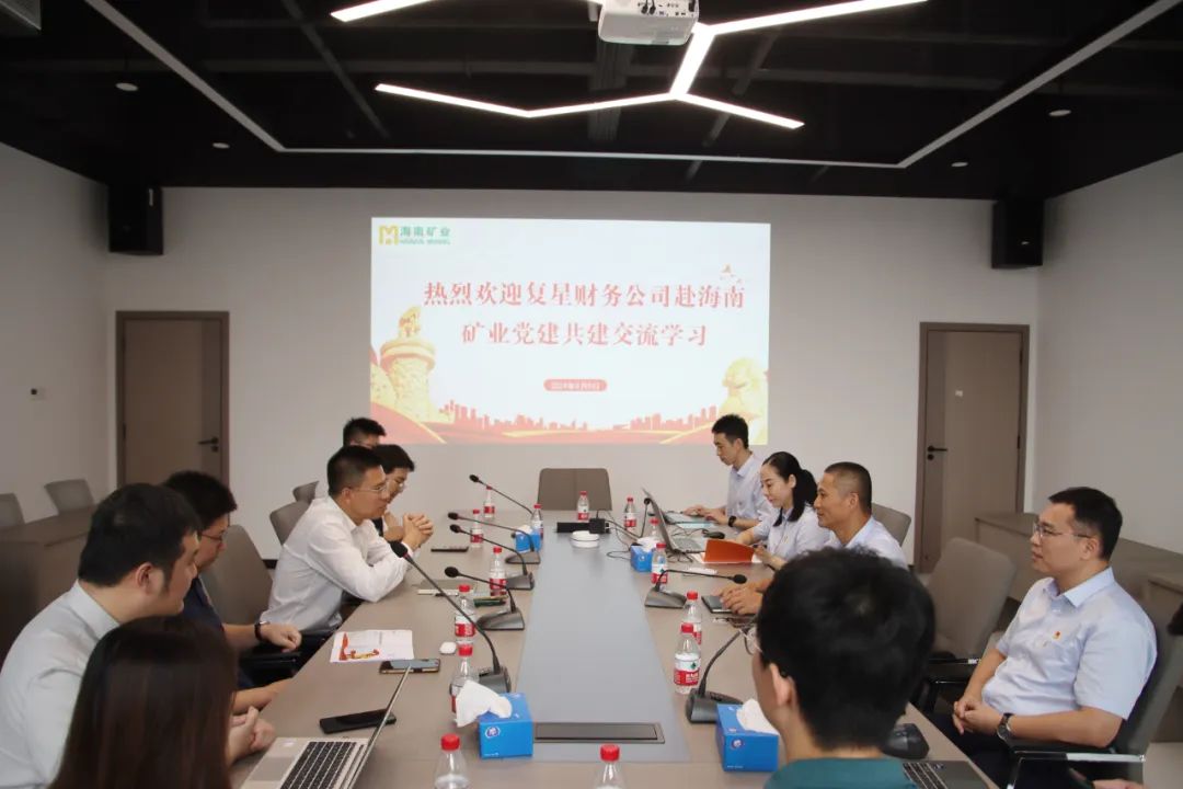 海南礦業與復星財務公司聯合開展黨建共建活動